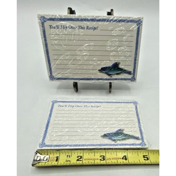 University of Delaware Fish Theme Recipe Cards 3"x5" New Lot of 2 Coastal Ocean - Picture 8 of 14